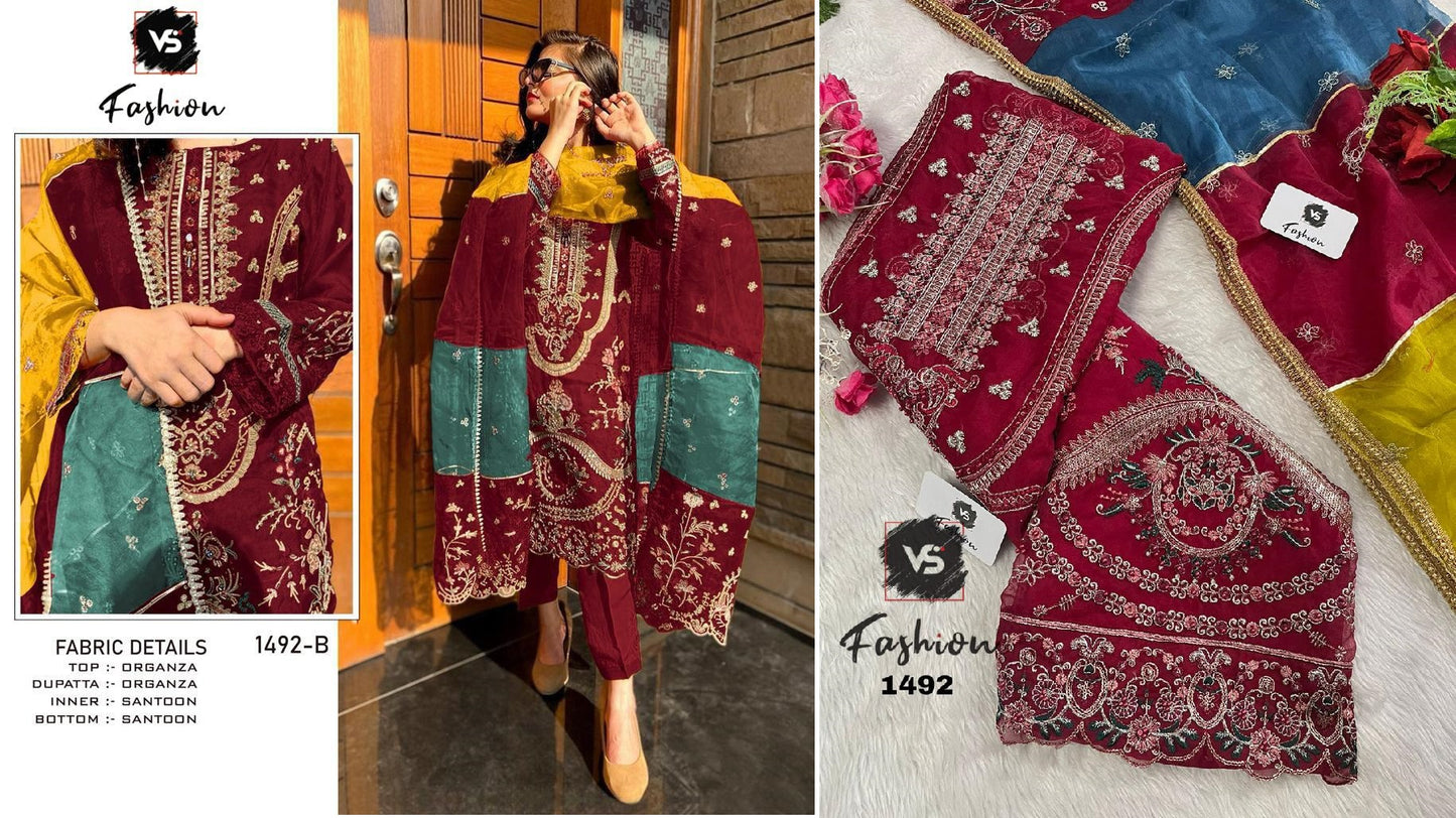 1492B Vs Fashion Pakistani Salwar Suits
