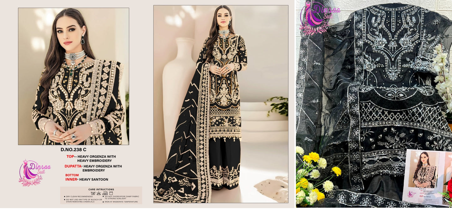 238C Dinsaa Suit Pakistani Salwar Suits