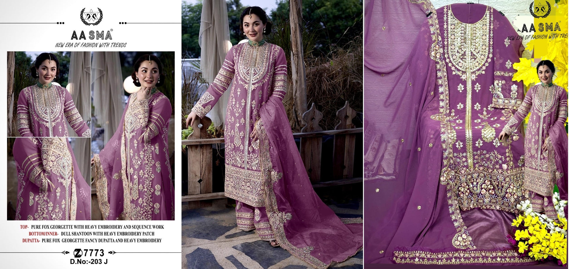 203J Aasma Pakistani Salwar Suits