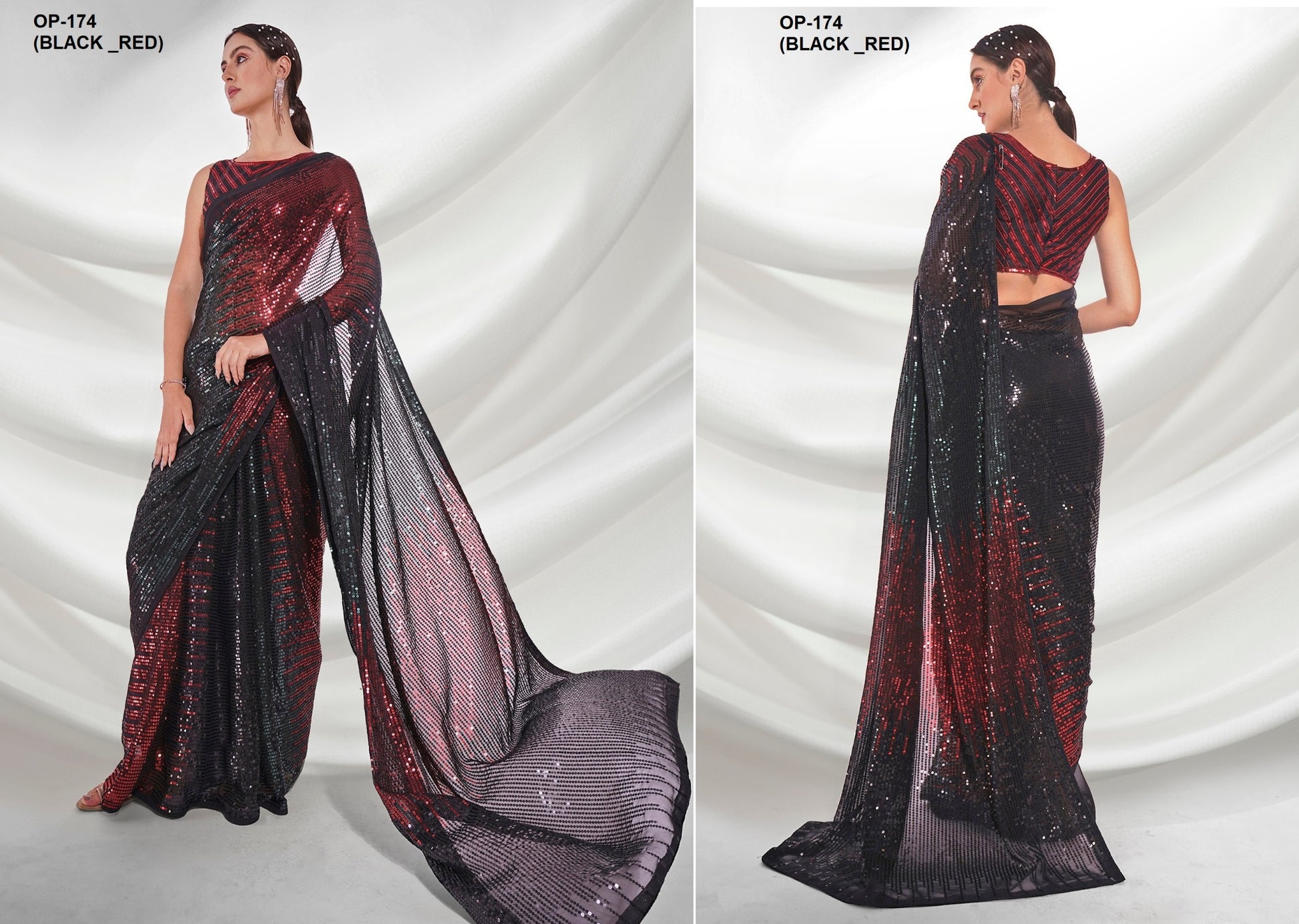 174Black Laxminam Sarees