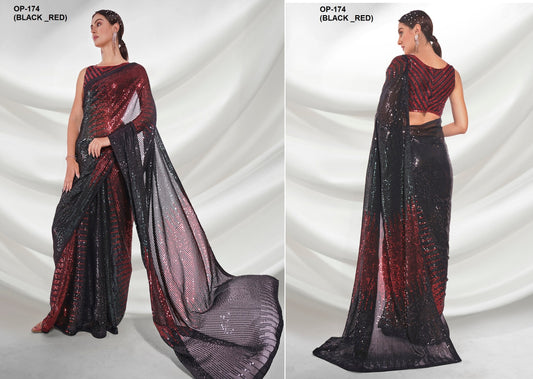 174Black Laxminam Sarees