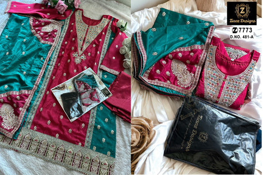 481A Ziaaz Designs Pakistani Salwar Suits