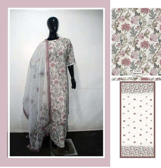 2649 Briana Ganga Unstitched Suits