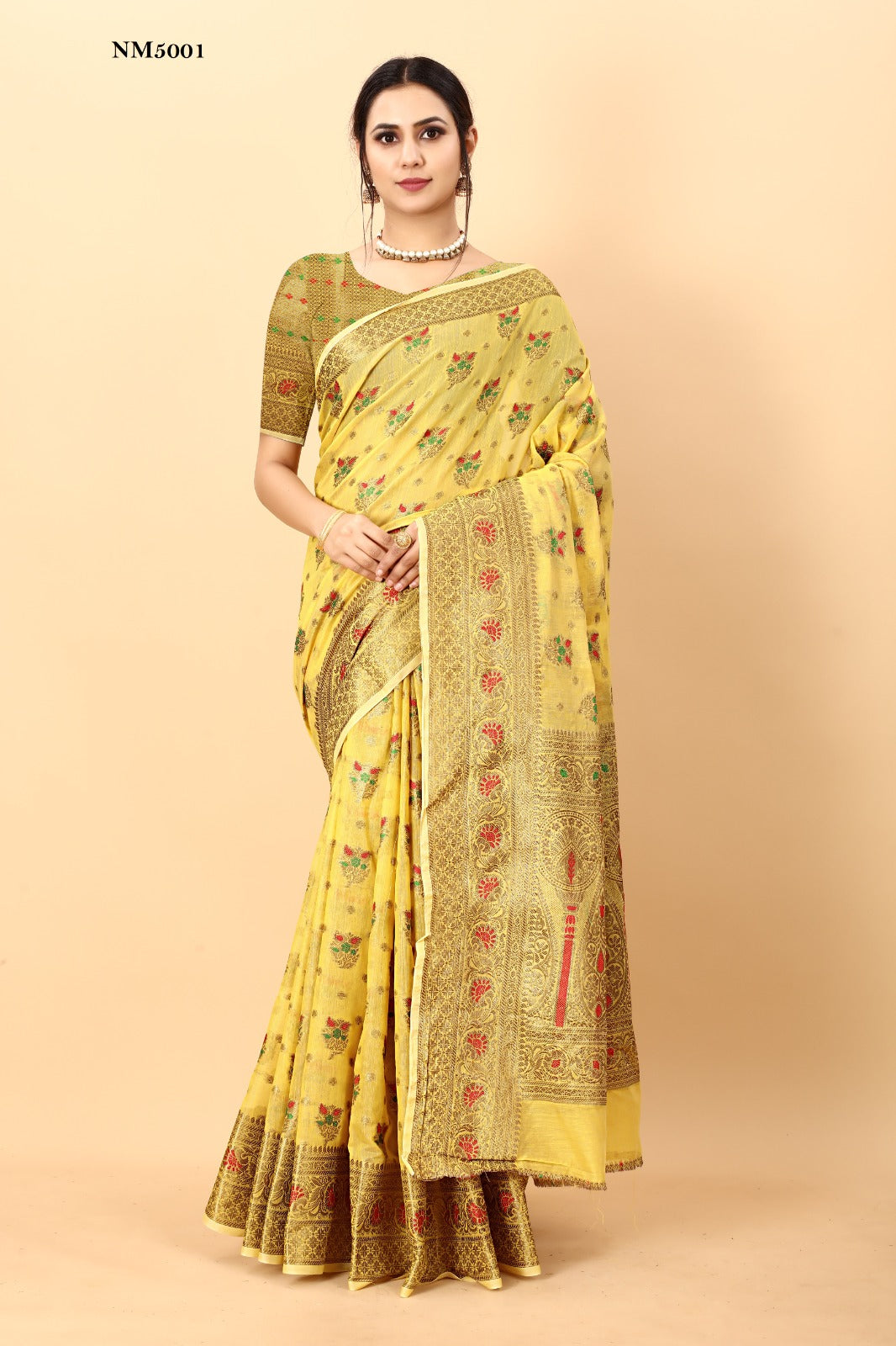 Nm5001 Fashion Berry Sarees