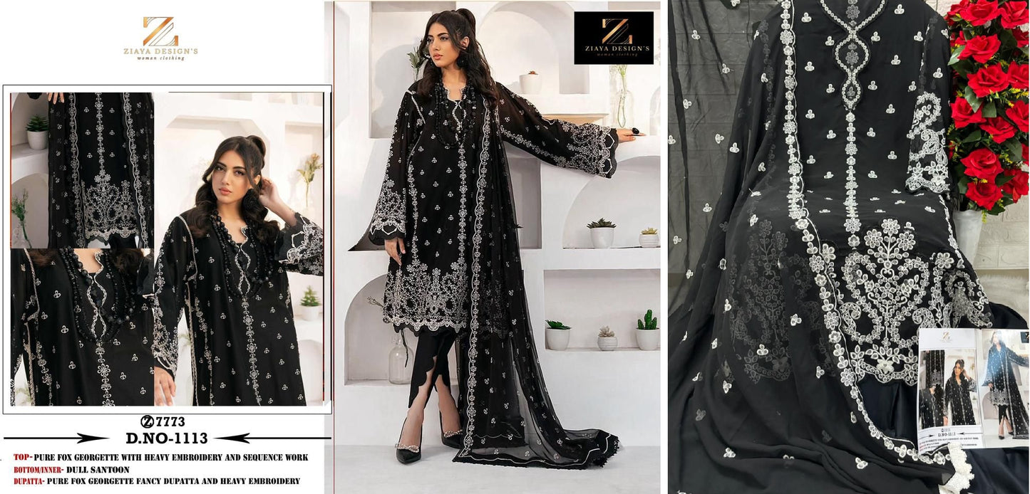 1113 Ziaya Design Pakistani Salwar Suits