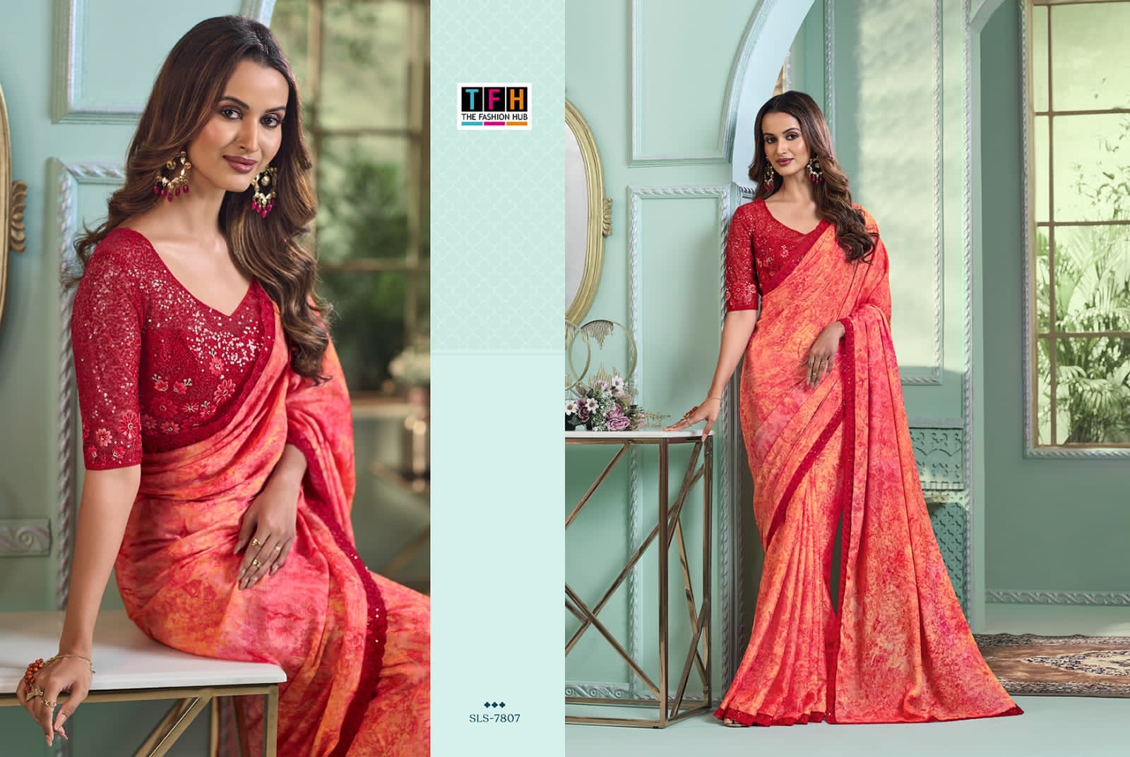 7807 Salsa Style Vol 3 Tfh Sarees
