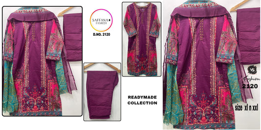 2120 Saffana Pakistani Readymade Suits