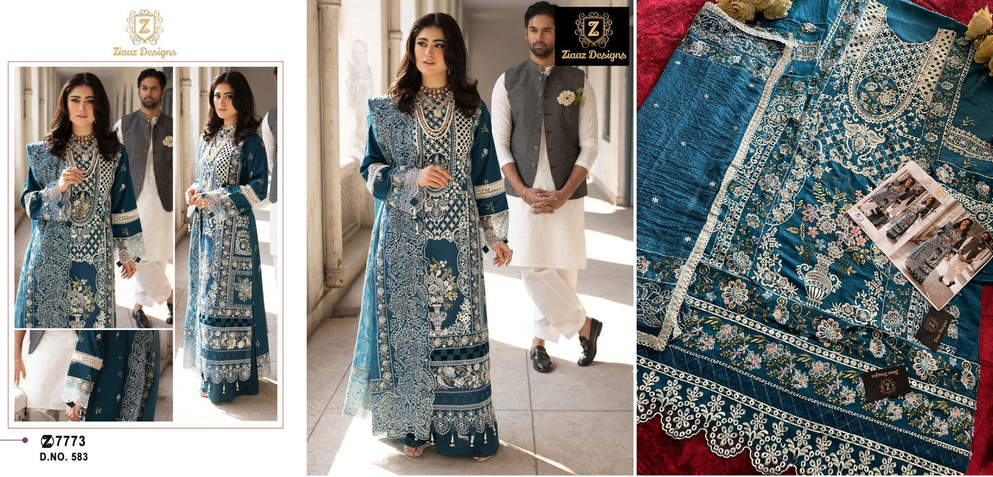 583 Ziaaz Designs Pakistani Salwar Suits