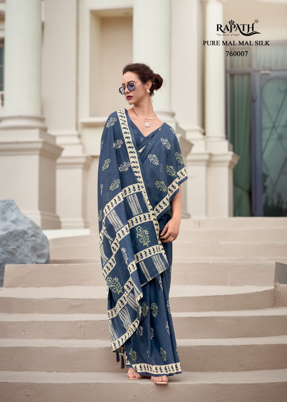 760007 Resham Rajpath Sarees