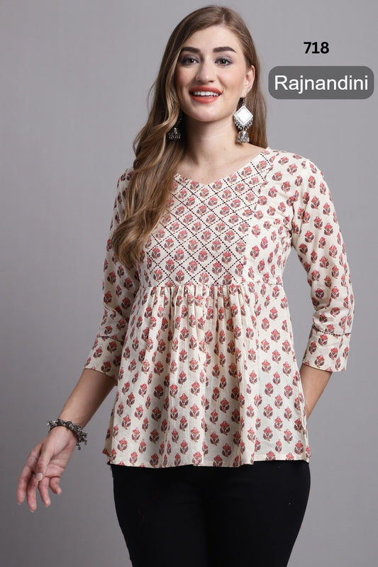 718 Rajnandini Cotton Women Top