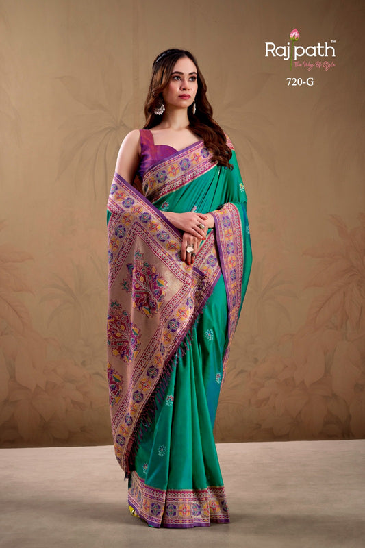720-G Salem Rajpath Silk Sarees