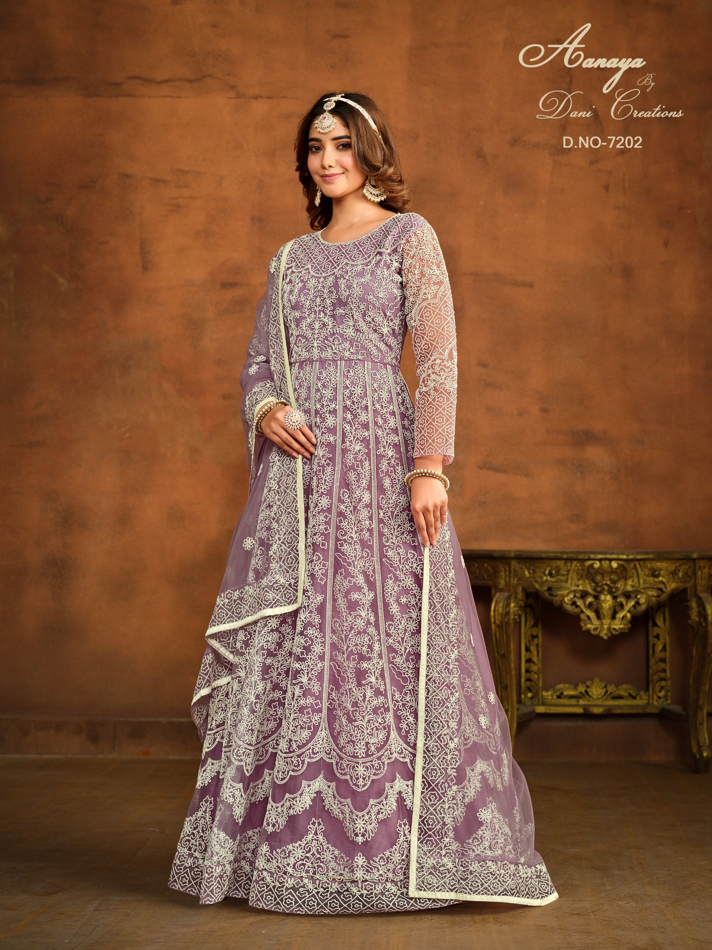 7202 Aanaya Vol 172 Dani Creation Net Pakistani Salwar Suits