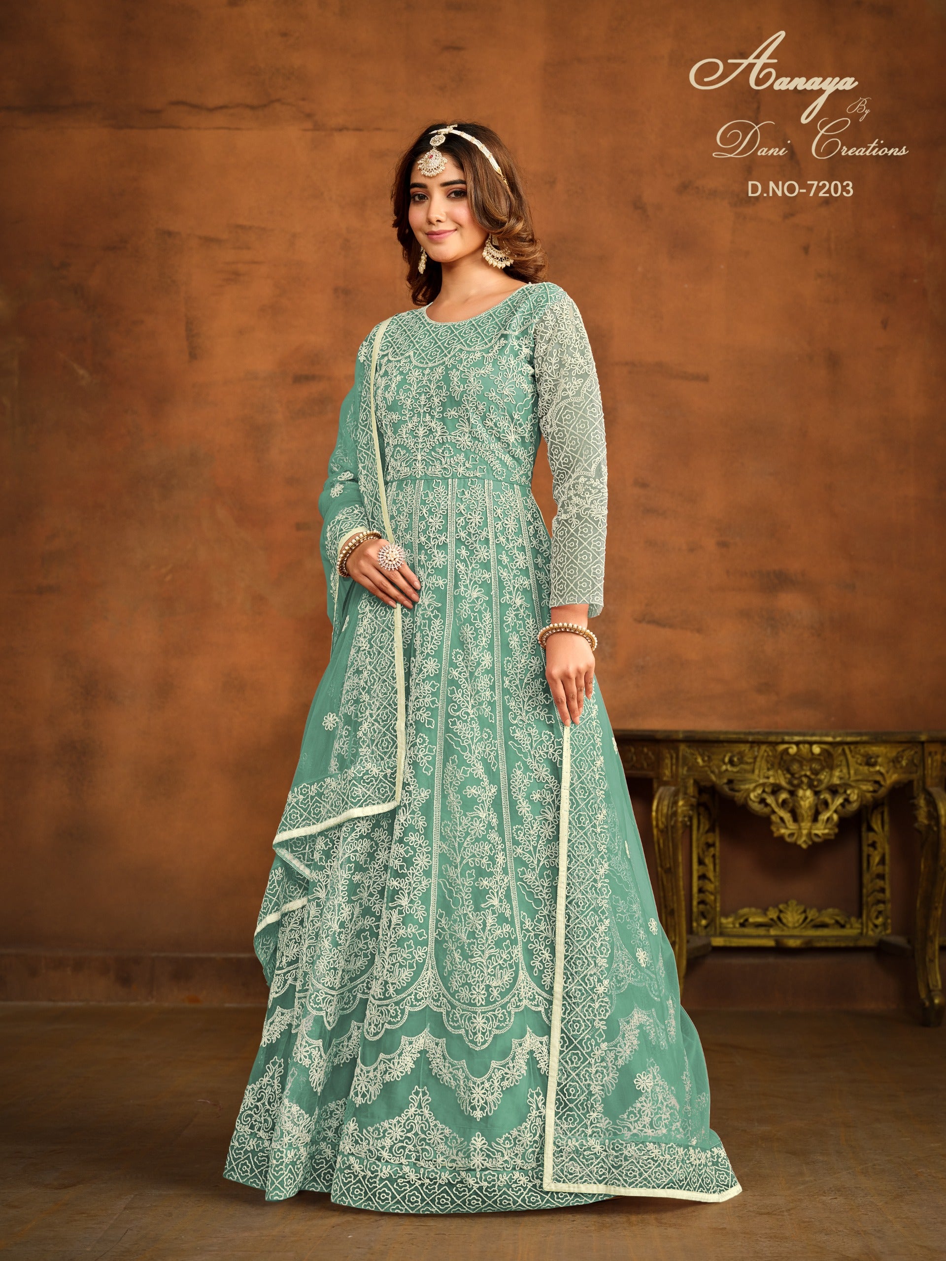 7203 Aanaya Vol 172 Dani Creation Net Pakistani Salwar Suits
