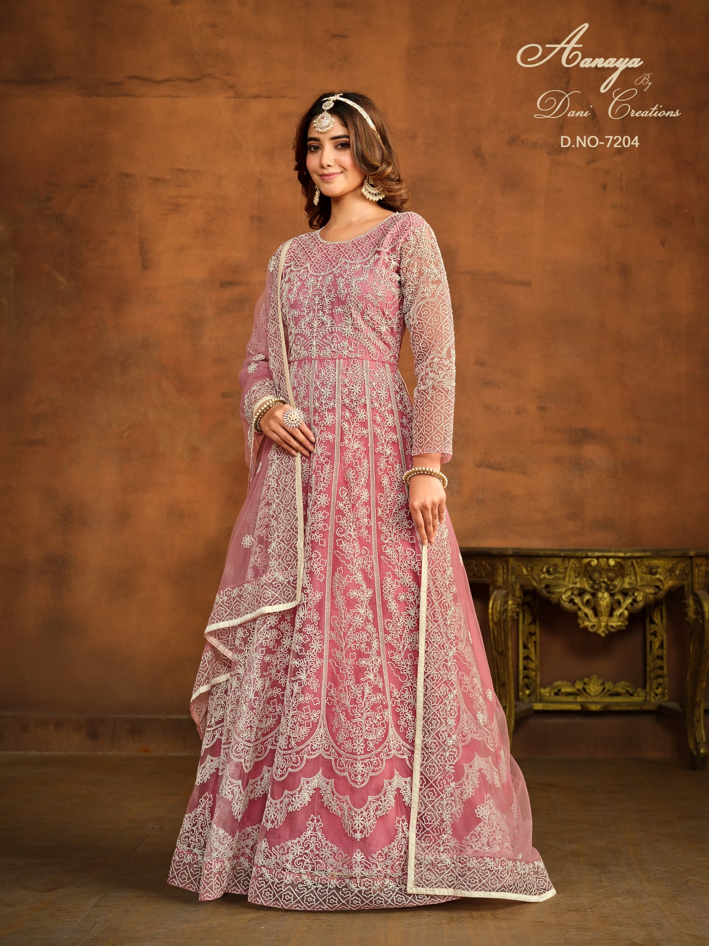 7204 Aanaya Vol 172 Dani Creation Net Pakistani Salwar Suits