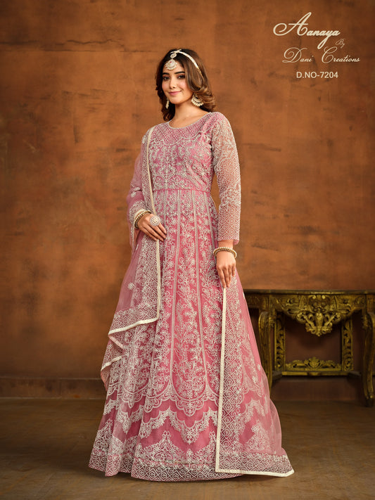 7204 Aanaya Vol 172 Dani Creation Net Pakistani Salwar Suits