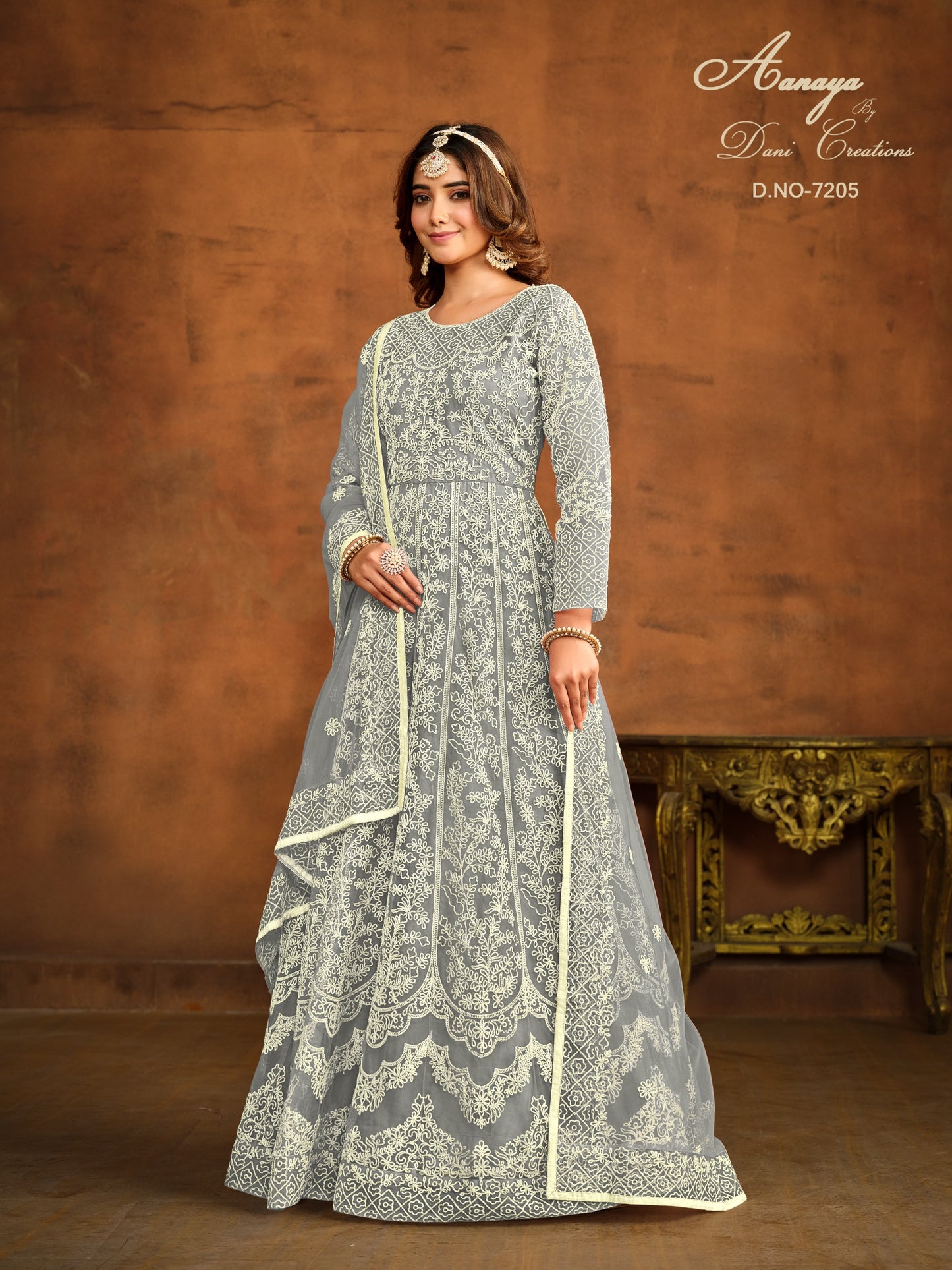 7205 Aanaya Vol 172 Dani Creation Net Pakistani Salwar Suits