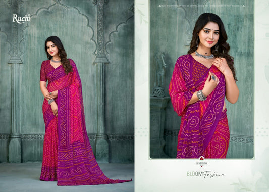 26102-D Star Chiffon Ruchi Sarees