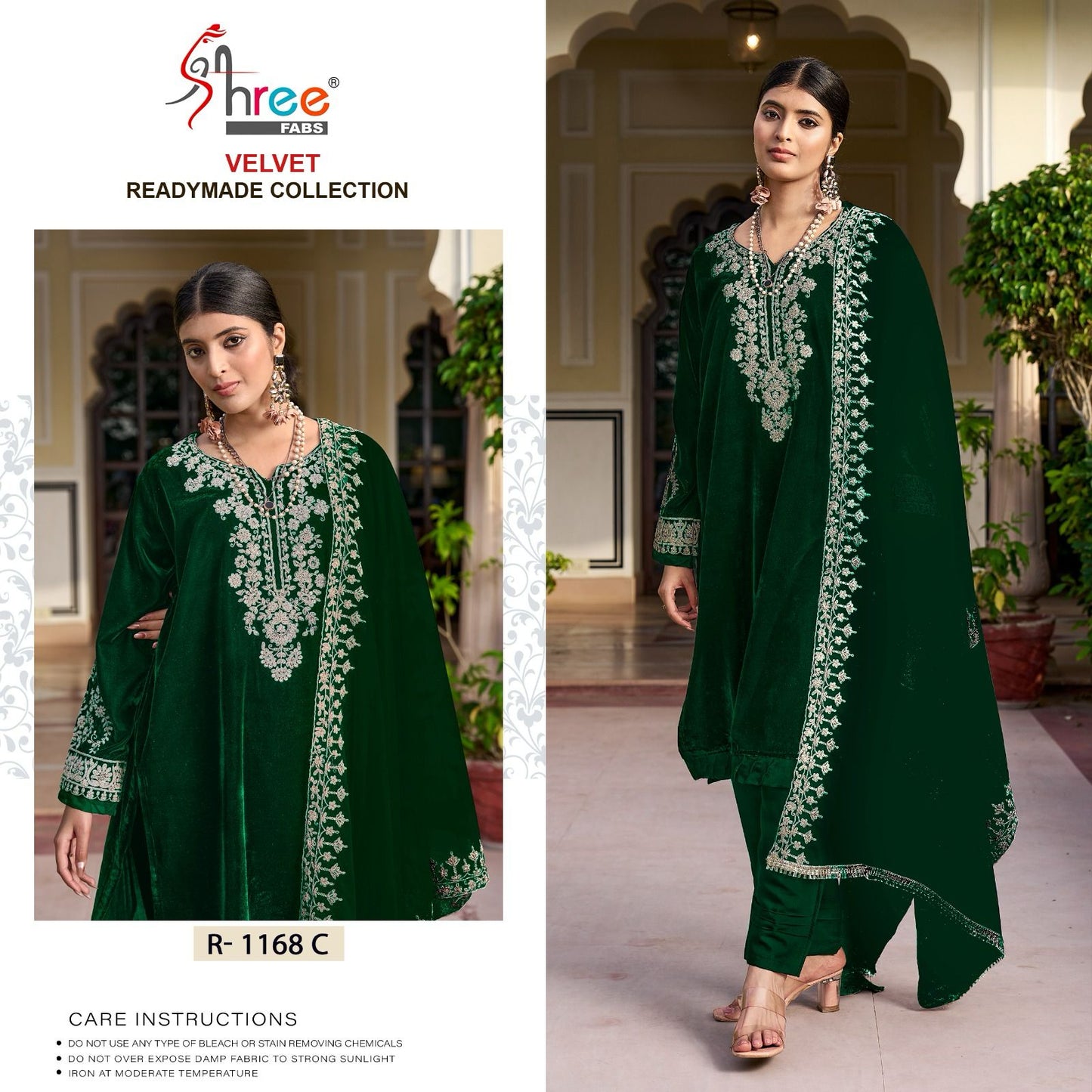 1168-C Shree Fabs Pakistani Readymade Suits