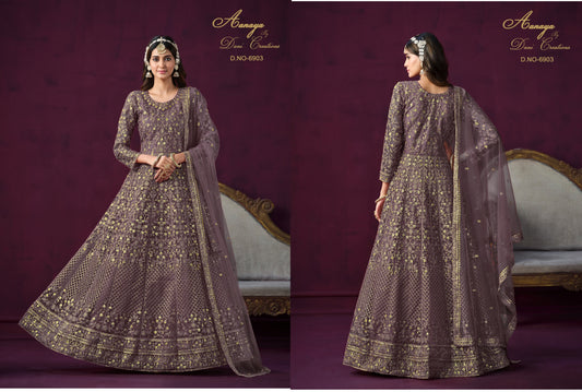 6903 Aanaya Vol 169 Twisha Unstitched Suits