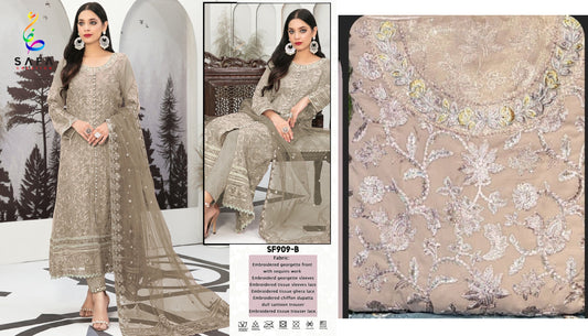 909B Safa Creation Pakistani Salwar Suits