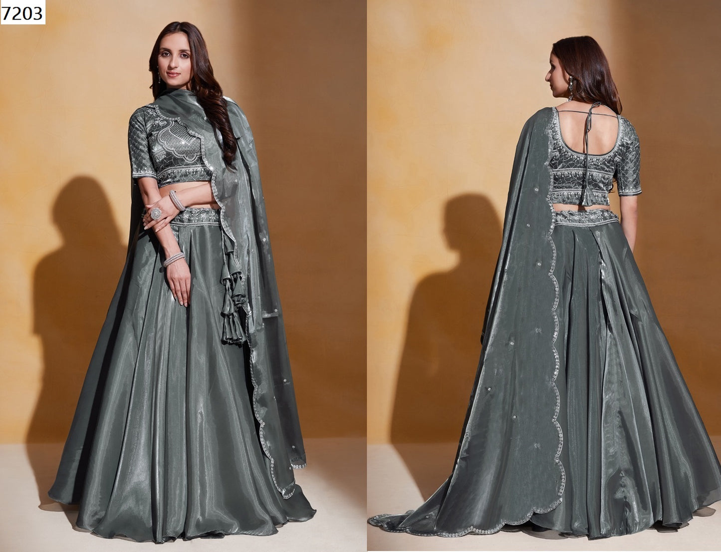 7203 Gulkanya Vol 3 Aahvan Designs Lehenga Choli