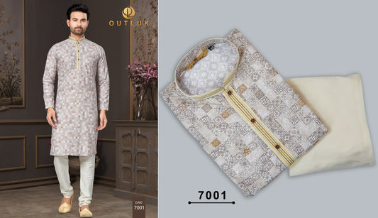 7001 Wedding Collection Vol 7 Outluk Mens Kurta Pyjama
