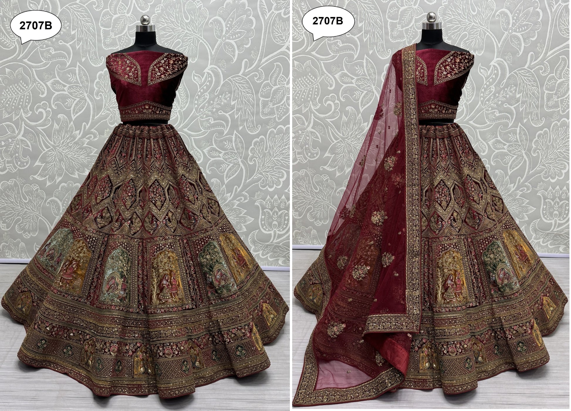 2707B Anjani Art Lehenga Choli