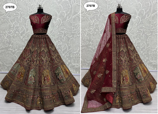 2707B Anjani Art Lehenga Choli