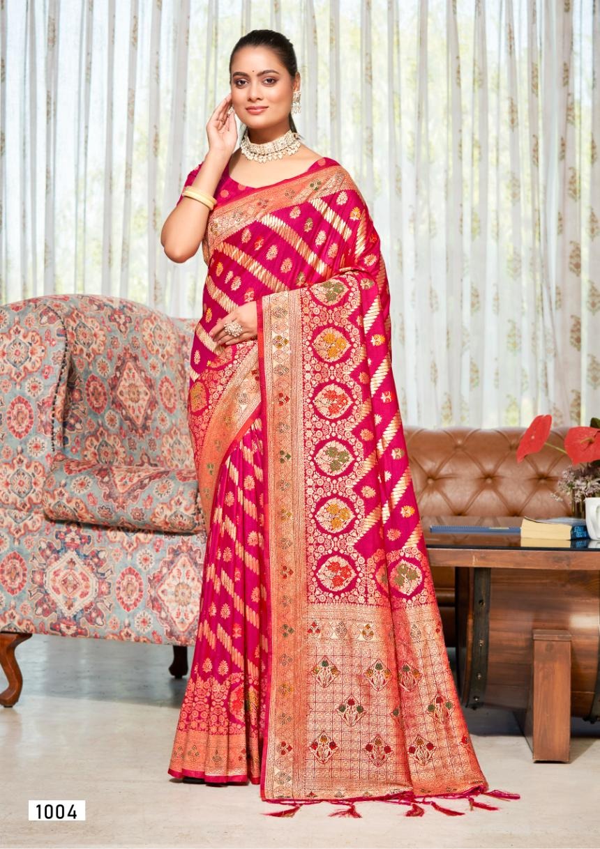 1004 Akriti Vol 7 Bunawat Sarees