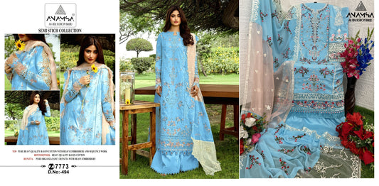 494 Anamsa Pakistani Salwar Suits