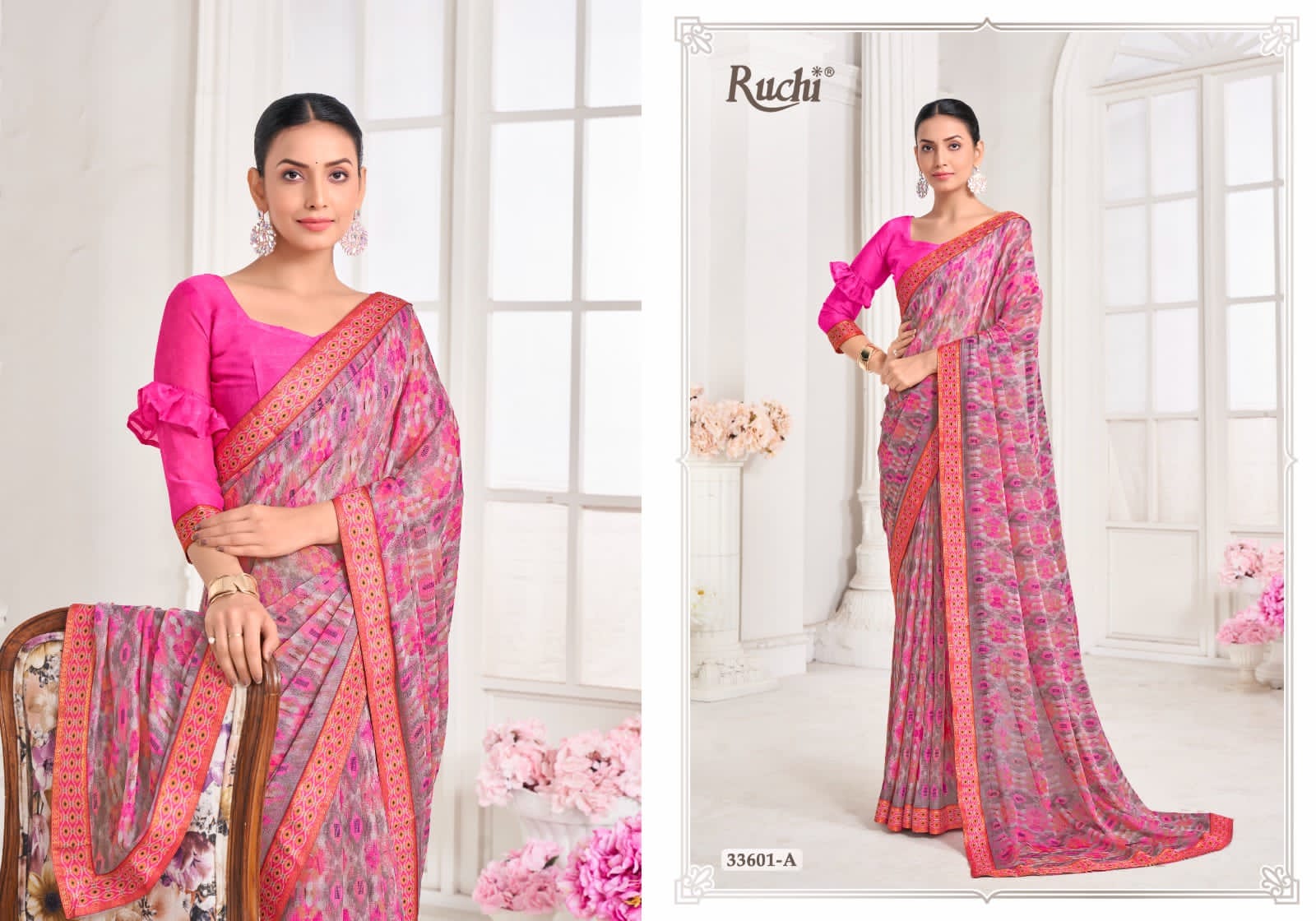 33601A Vanilla Vol 8 Ruchi Sarees