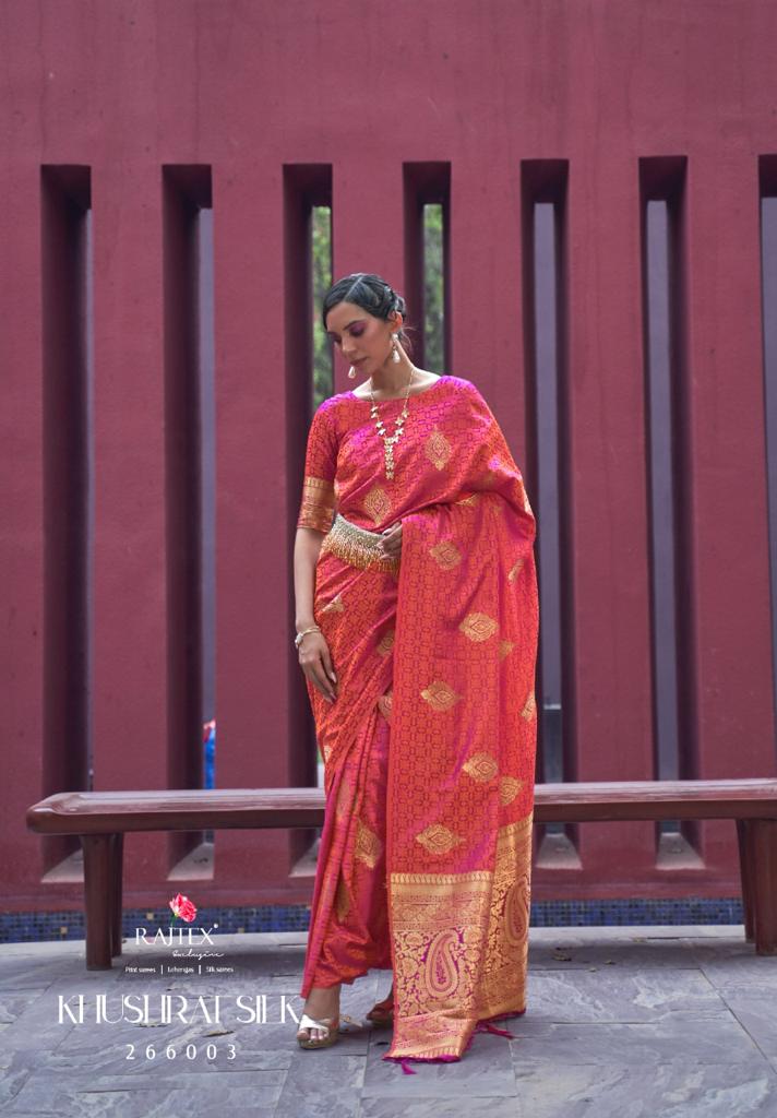266003 Khushrat Silk Rajtex Sarees