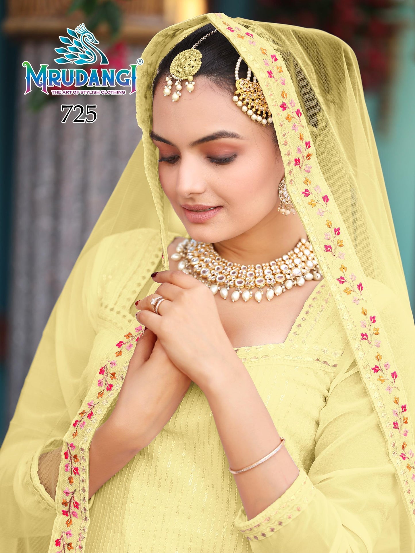 725 Rishta Mrudangi Georgette Readymade Suits