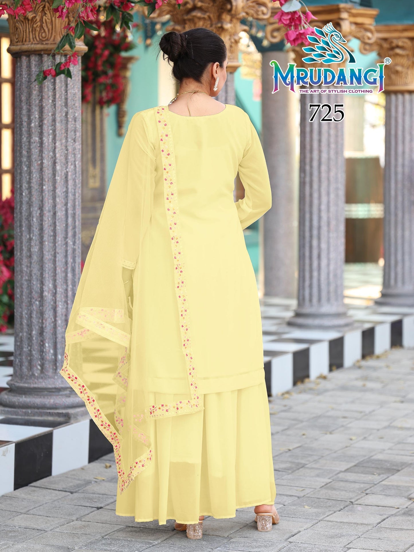 725 Rishta Mrudangi Georgette Readymade Suits