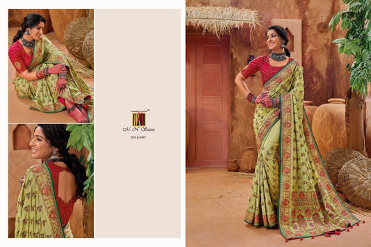 6907 Kacchi Work Vol 4 Mn Sarees