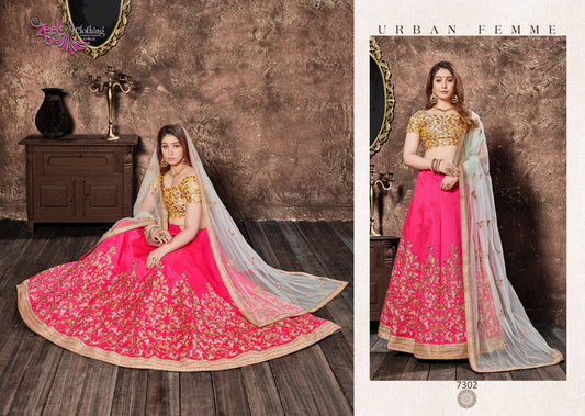 7302 Neo Romantic Vol-1 Zeel Mulberry Silk Lehenga Choli