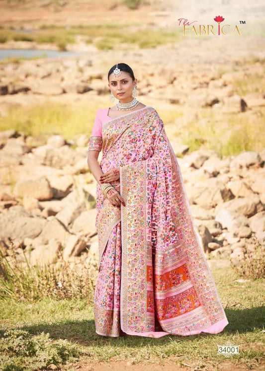 34001 Kashmiri Silk Vol 1 The Fabrica Sarees