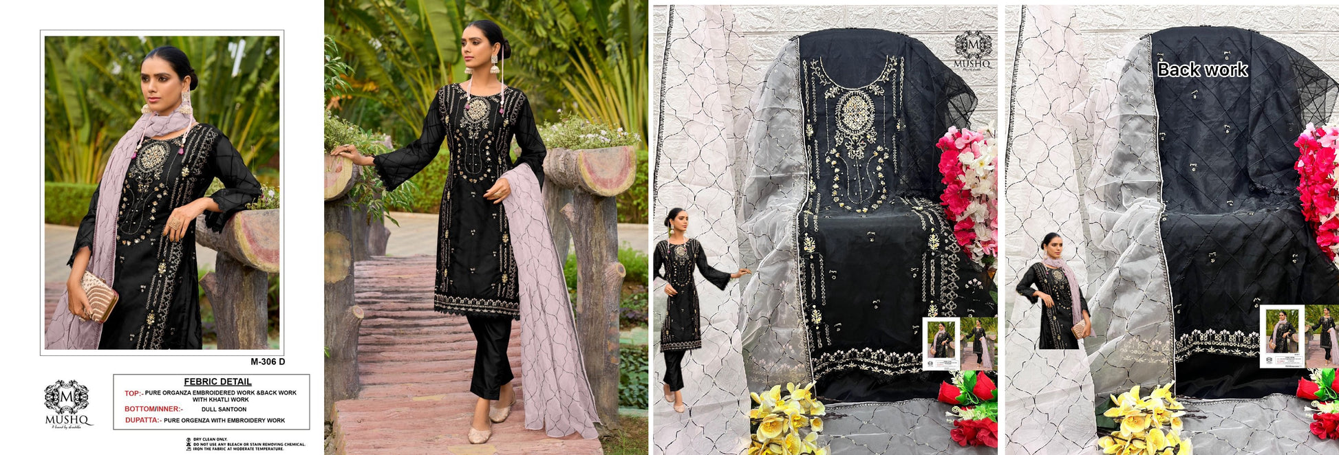 306D Mushq Pakistani Salwar Suits