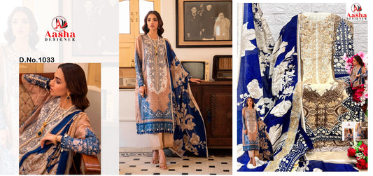 1033 Aasha Designer Pakistani Salwar Suits