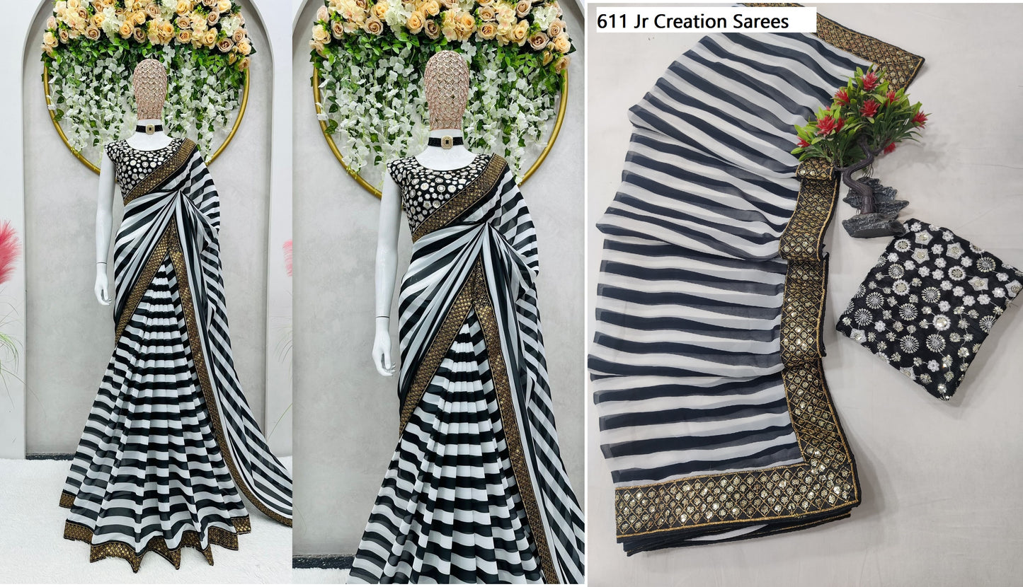 611 Jr Creation Sarees