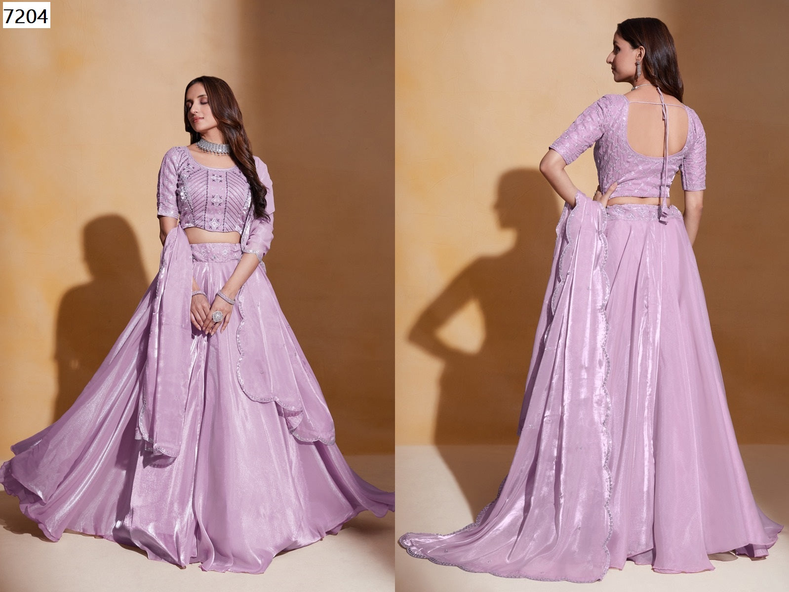 7204 Gulkanya Vol 3 Aahvan Designs Lehenga Choli