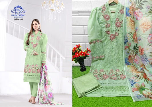 66Pista Nishbat Studio Pakistani Readymade Suits