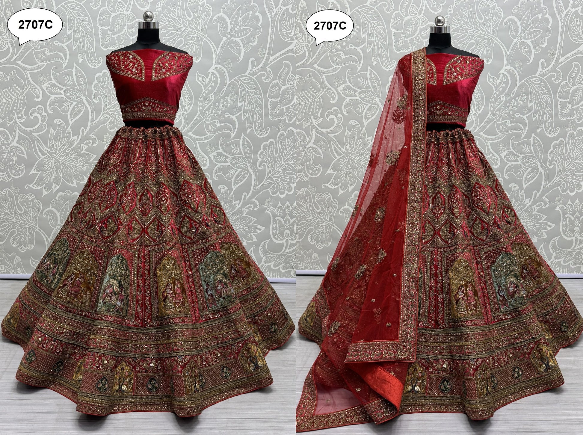2707C Anjani Art Lehenga Choli
