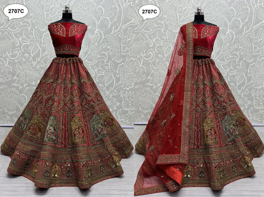 2707C Anjani Art Lehenga Choli