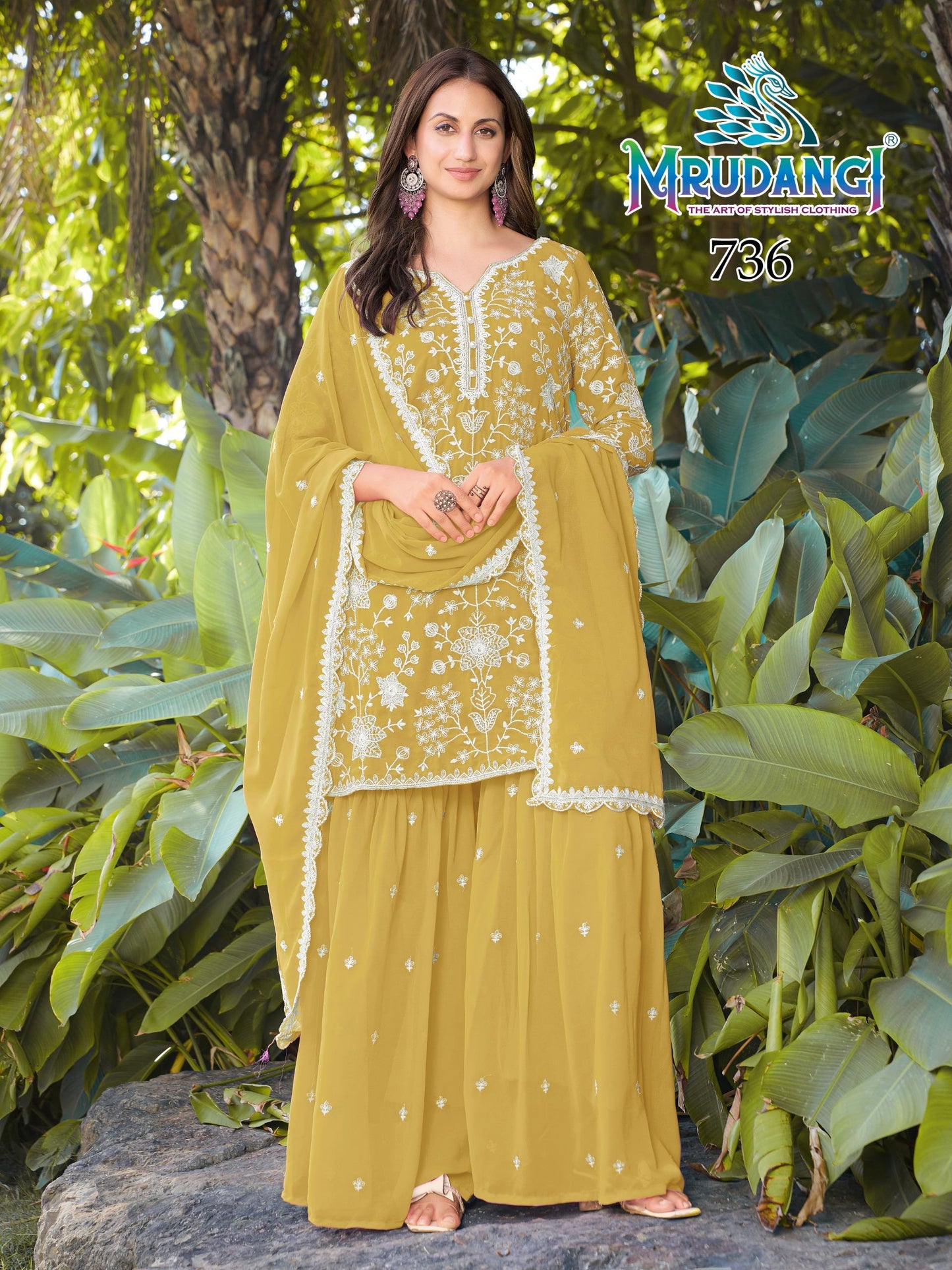 736 Misha Mrudangi Premium Georgette Readymade Suits
