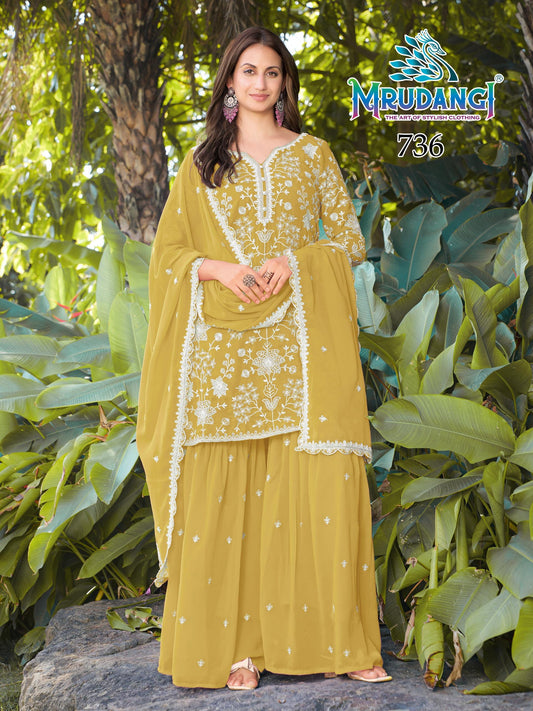 736 Misha Mrudangi Premium Georgette Readymade Suits