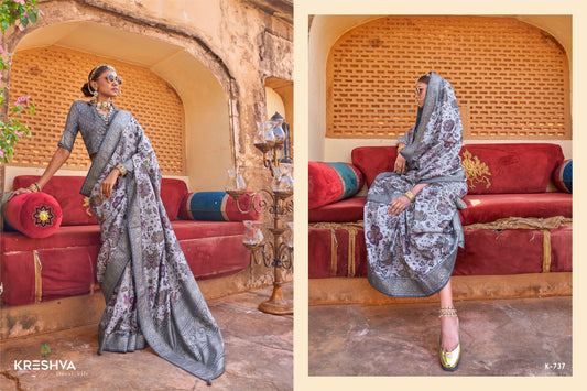 737 Dev Bhumi Kreshva Pv Silk Sarees