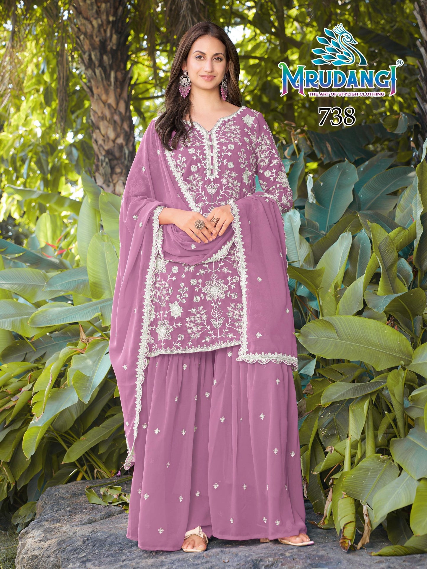 738 Misha Mrudangi Premium Georgette Readymade Suits