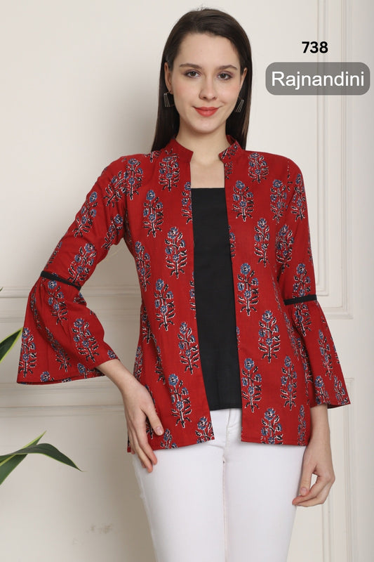 738 Rajnandini Cotton Women Top