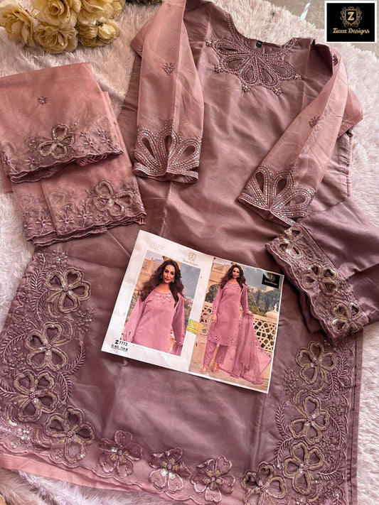739B Ziaaz Designs Handwork Pakistani Salwar Suits
